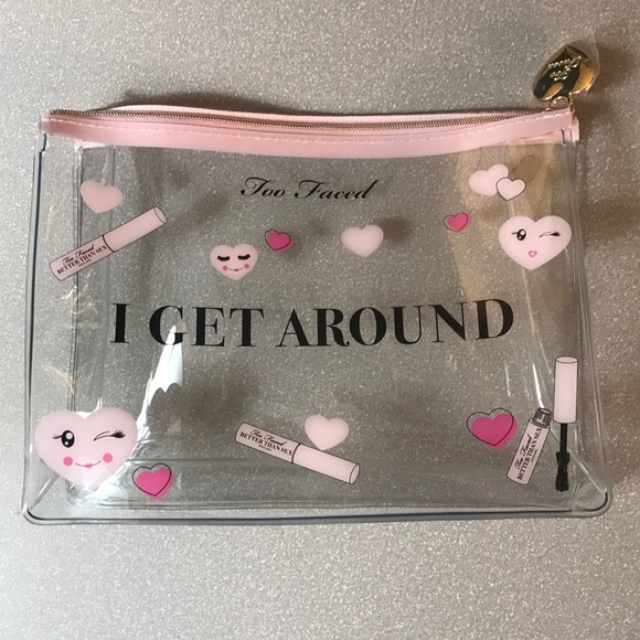 too faced i get around travel bolsa